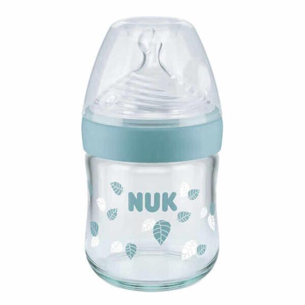 Nuk Silikon Emzikli Nature Sense Cam Biberon 120 ml Yeşil