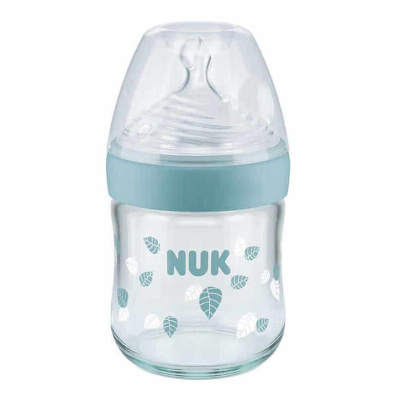 Nuk Silikon Emzikli Nature Sense Cam Biberon 120 ml Yeşil