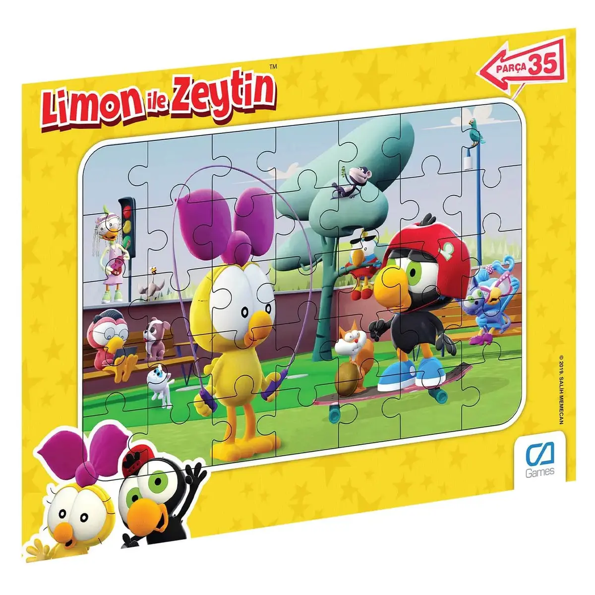 Ca Games Limon İle Zeytin Frame Puzzle 35 Parça