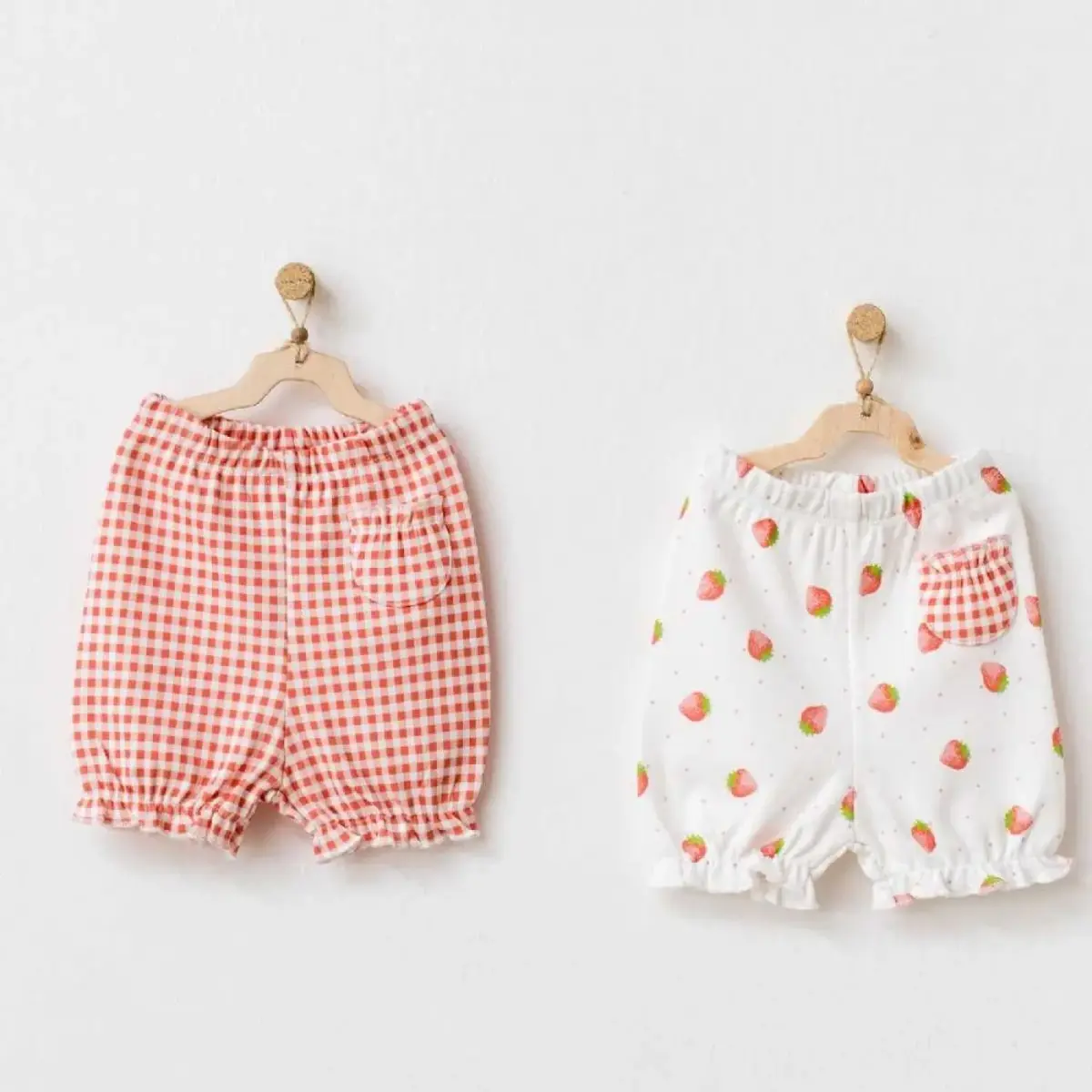 Andy Wawa Şort 2li Strawberry Picnic Time Pembe