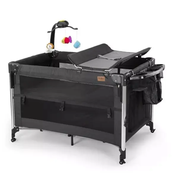 Baby2Go Luna Anne Yanı Oyun Parkı 70x110 cm Siyah