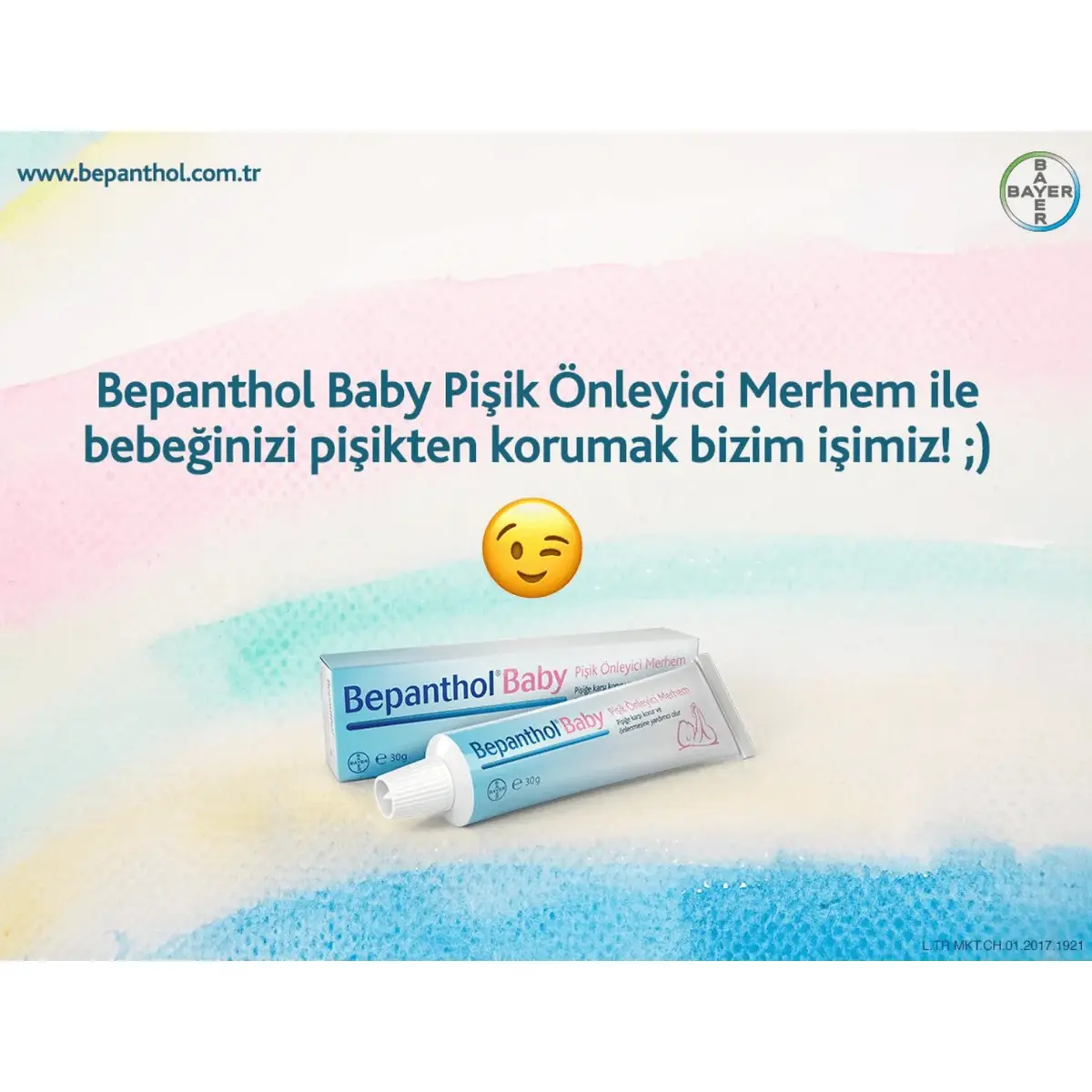 Bepanthol Baby Pişik Önlemeye Yardımcı Merhem 100 gr x 2 Adet
