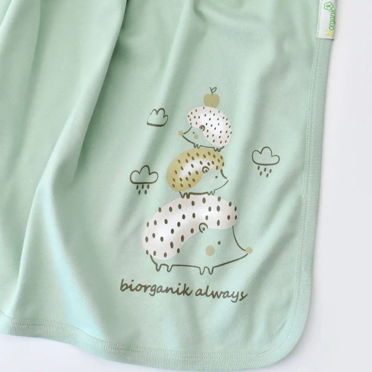 Bibaby Organik Battaniye Happy Always Yeşil