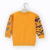 Overdo Sweatshirt Aslan Baskılı Hardal