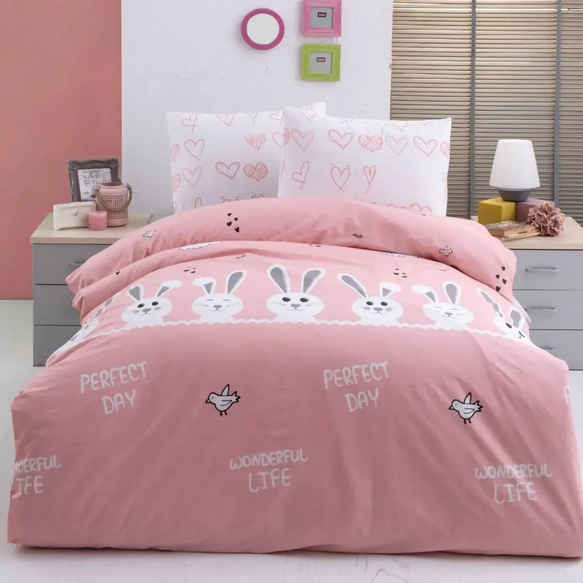 Kidboo Montessori Nevresim Takımı Bunny