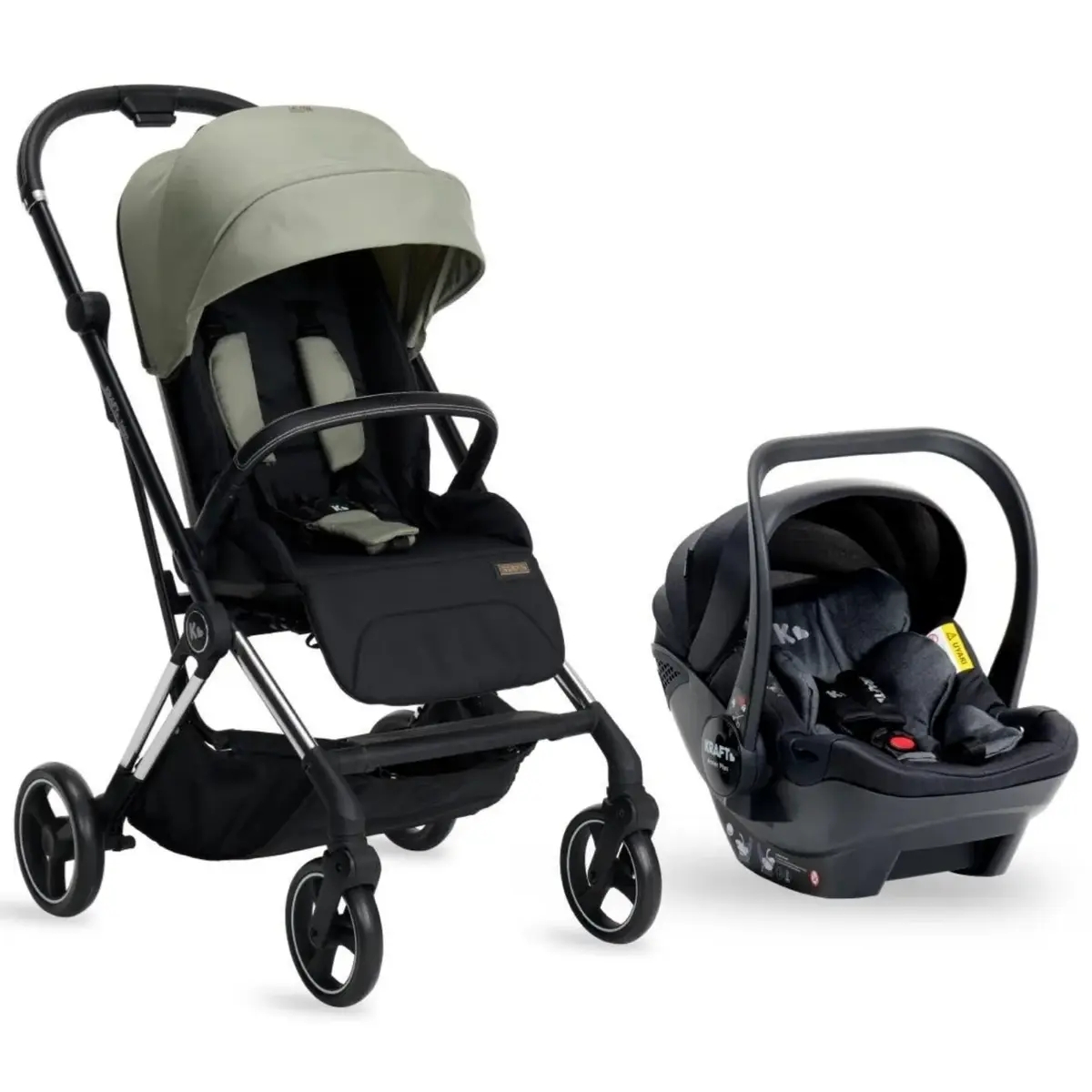 Kraft Tokyo 360 Travel Sistem Bebek Arabası Green Kraft Tokyo 360 Travel Sistem Bebek Arabası Green