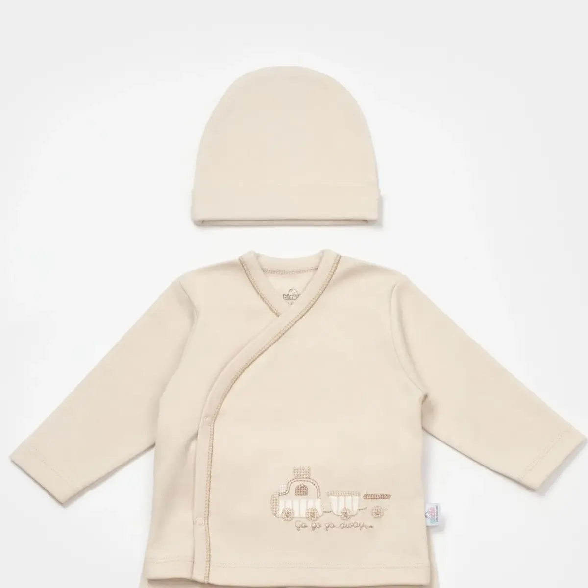 Bibaby Külot 3lü Canvas Flowers Boy Baby Latte
