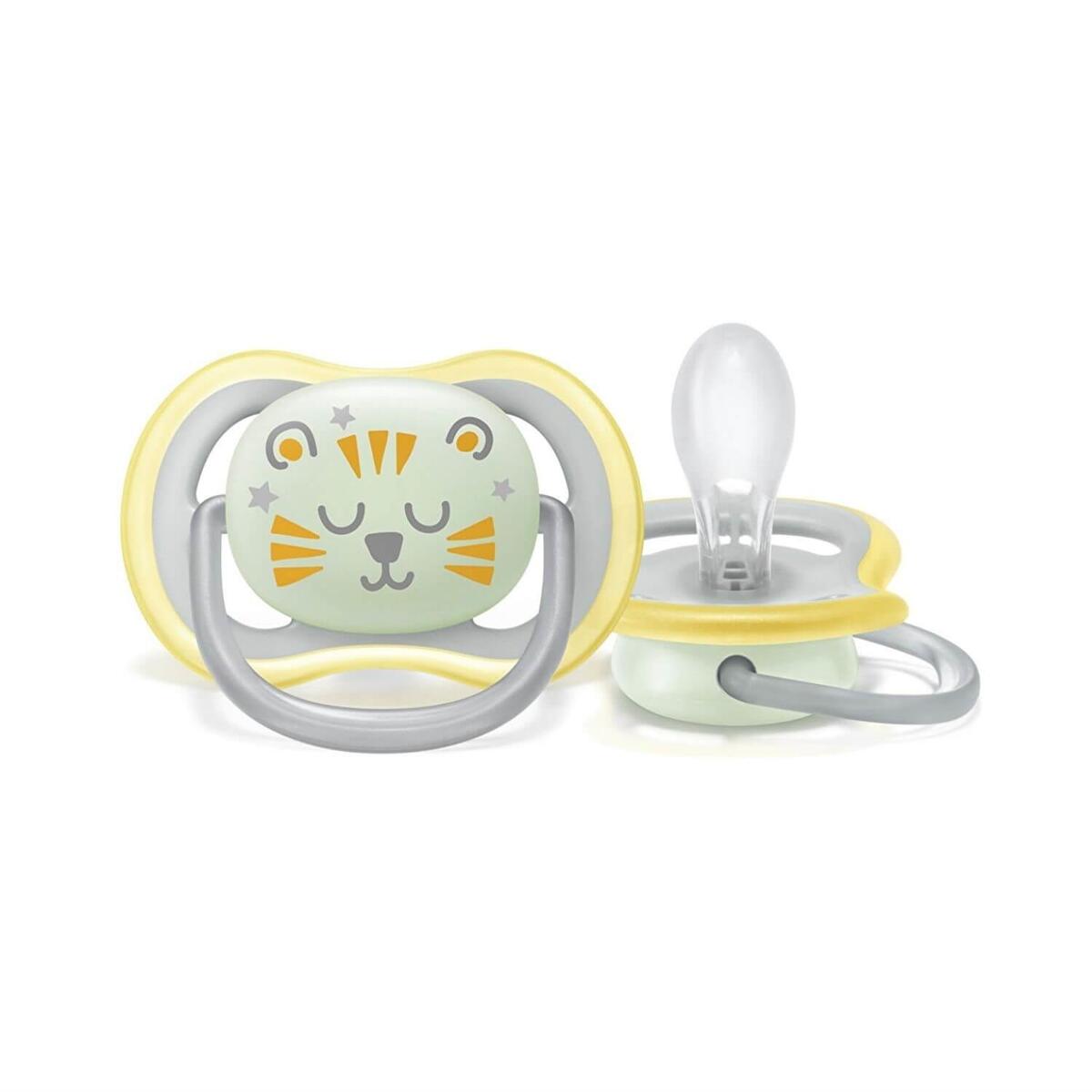 Philips Avent SCF376/01 Ultra Air Silikon Emzik 2li 18+ Ay Nighttime Desenli