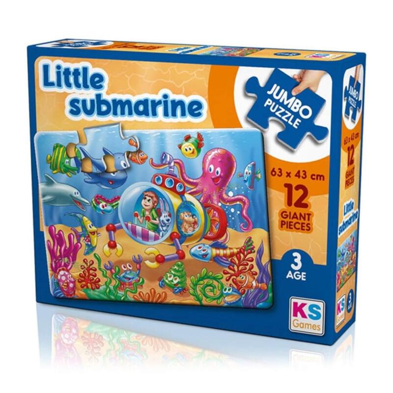 KS Games Little Submarine Jumbo Puzzle 12 Parça