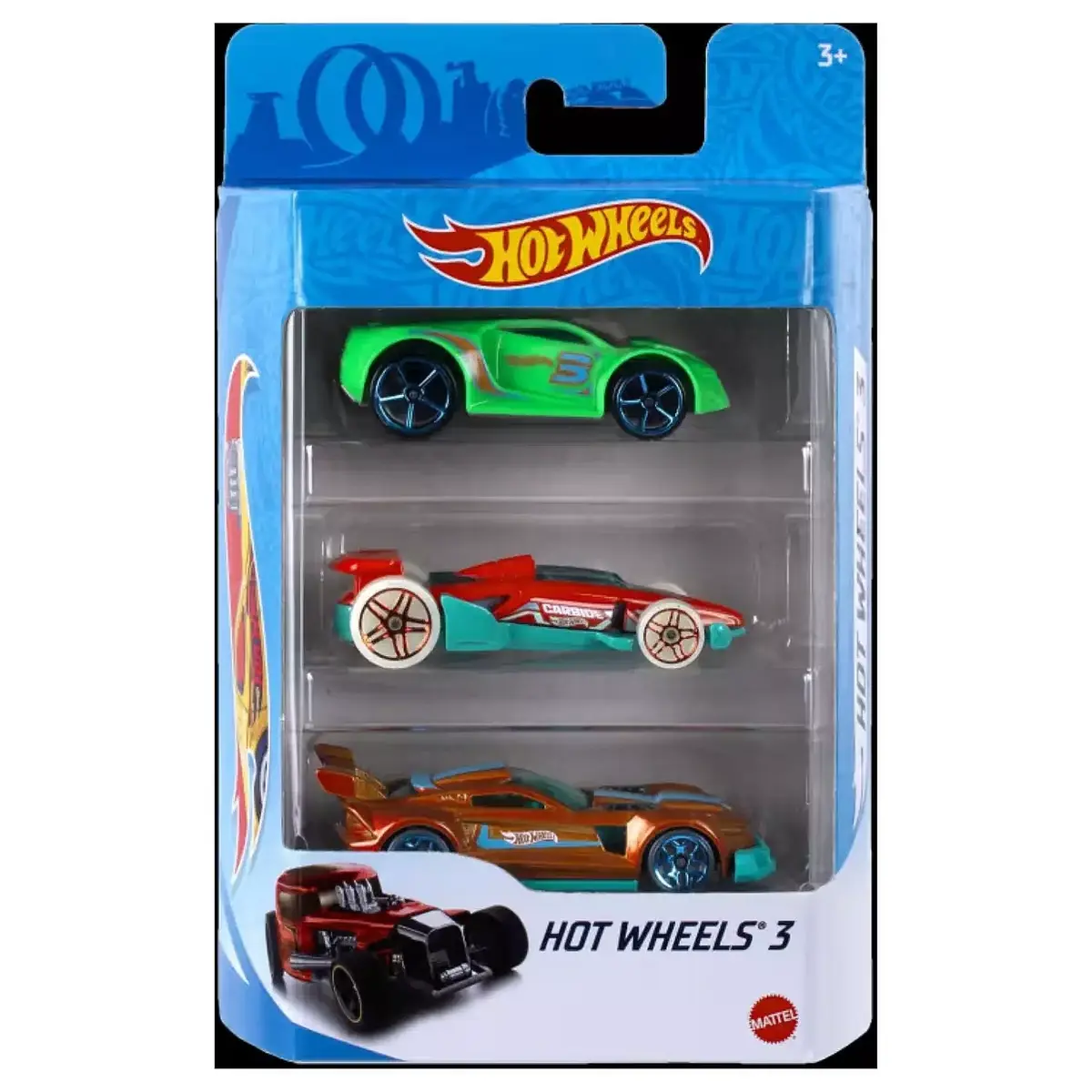 Hot Wheels 3lü Araba Seti