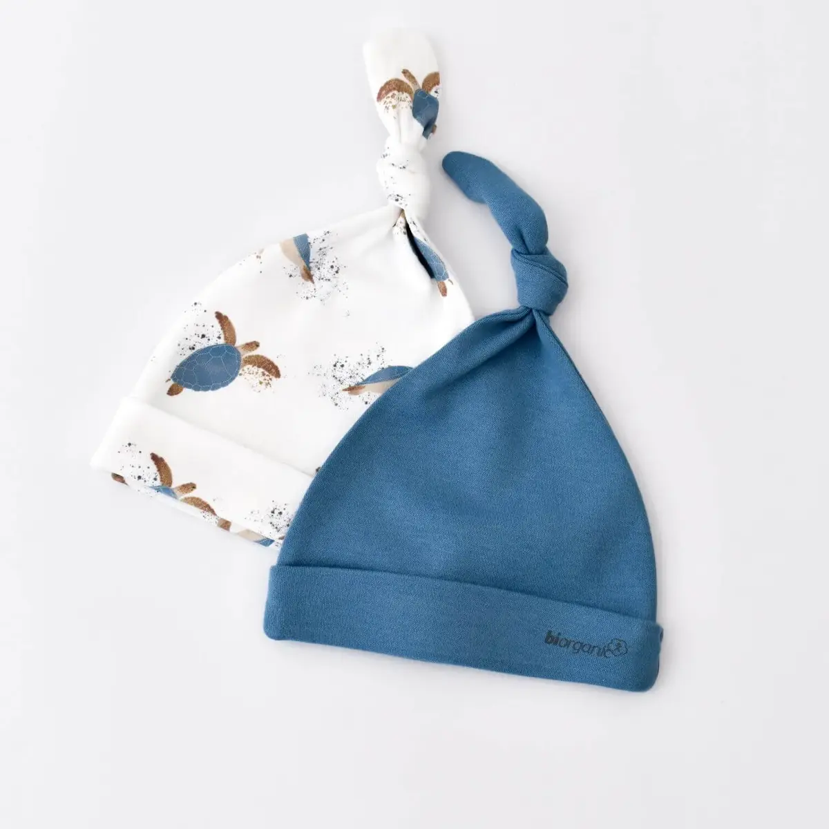 Bibaby Organik Şapka 2li Caretta In Live İndigo Bibaby Organik Şapka 2li Caretta In Live İndigo