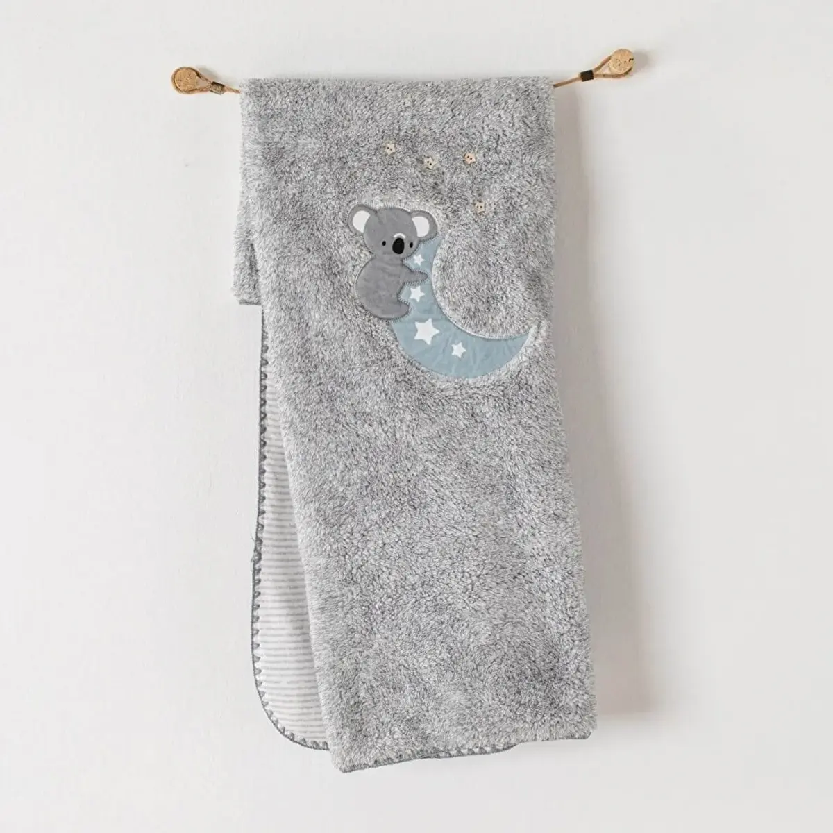 Andy Wawa Battaniye Welsoft Koala Gri Melanj