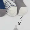Bibaby Çorap Soket 3lü Bistyle Puan Penye İndigo