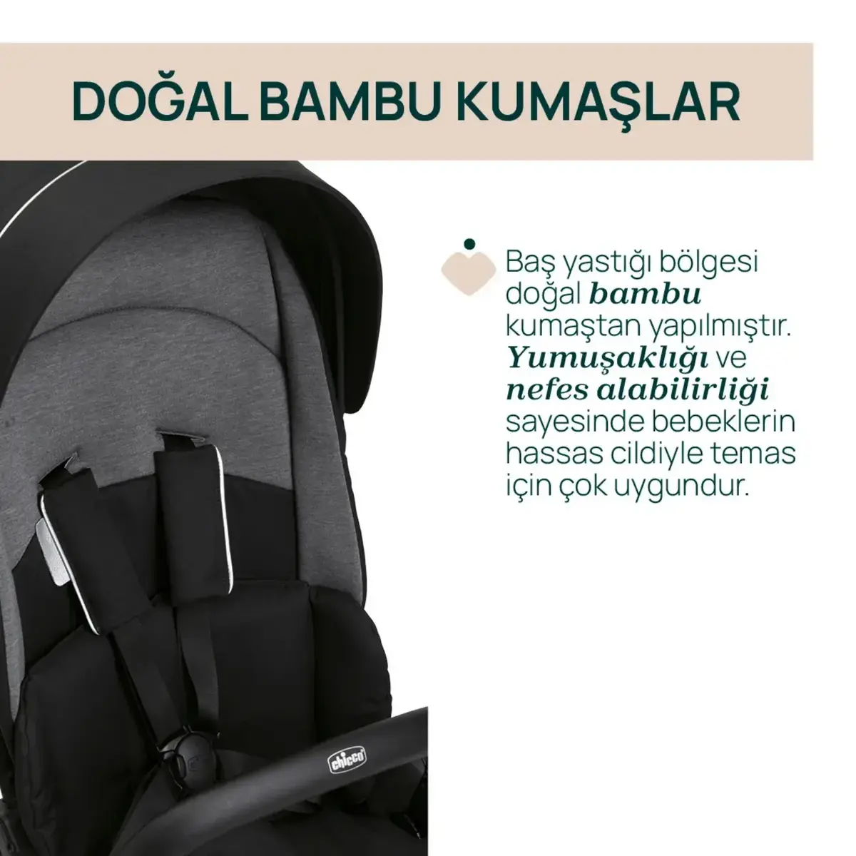 Chicco One4Ever Lounge Bebek Arabası Black Beauty