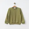Bebolly Sweatshirt Basic Üç İplik Şardonsuz Yeşil