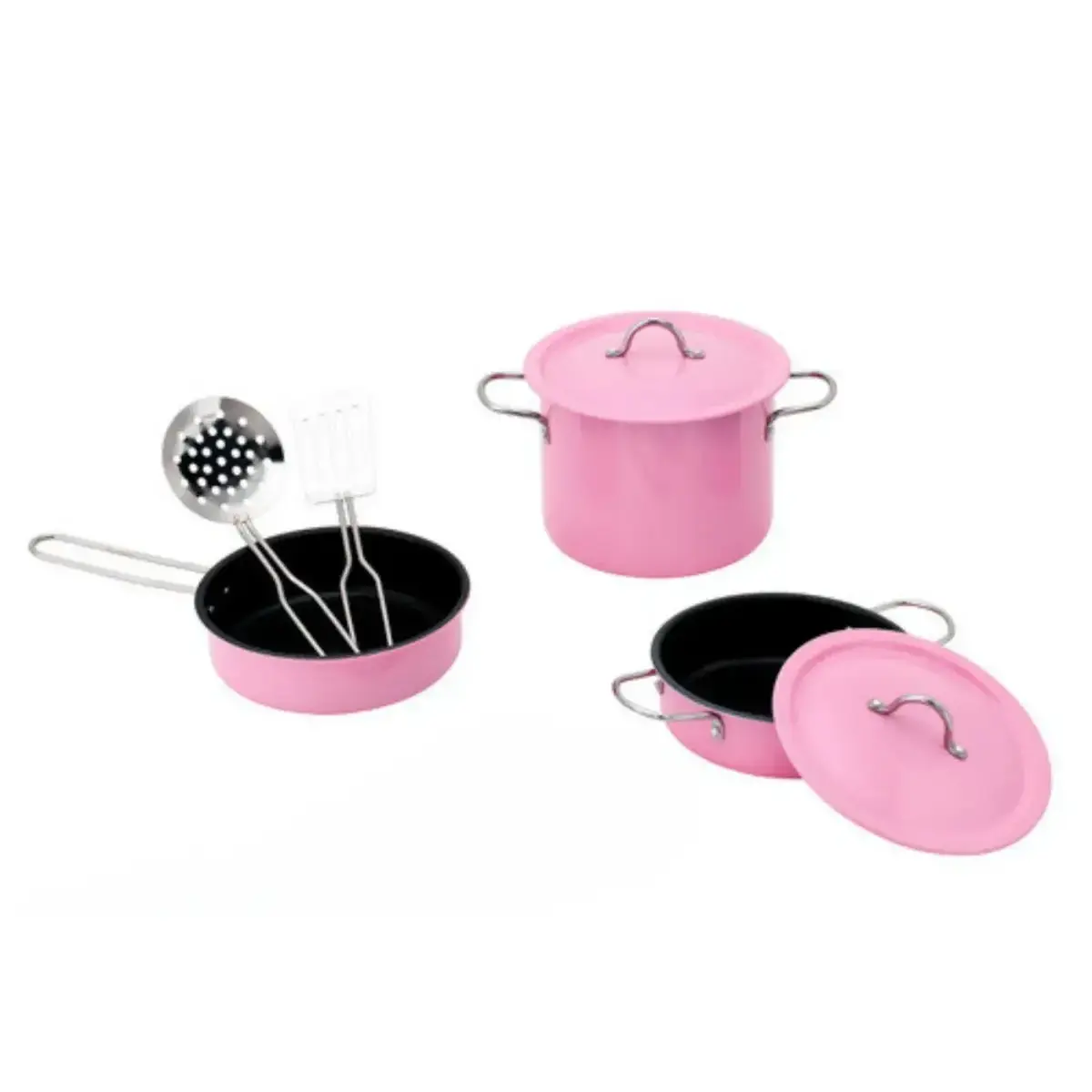 Vardem 8 Parça Emaye Tencere Tava Set