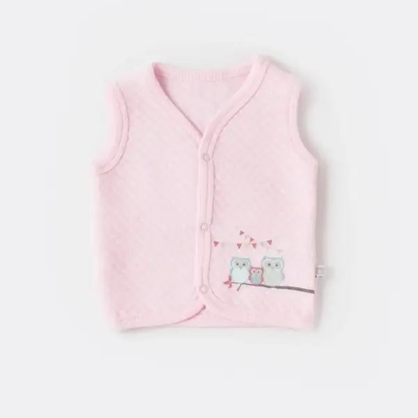 Bibaby Yelek Kapitone Smile Colors Pembe