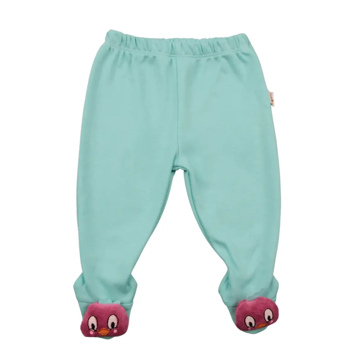 Mini Damla Pantolon Patikli Düz Oyuncaklı Yeşil Mini Damla Pantolon Patikli Düz Oyuncaklı Yeşil