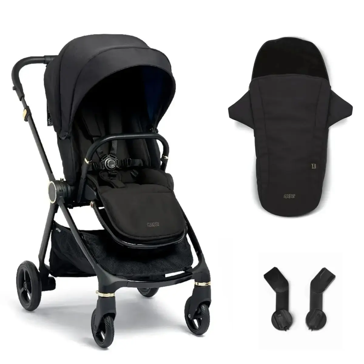 Mamas & Papas Strada Bebek Arabası Black Diamond Mamas & Papas Strada Bebek Arabası Black Diamond