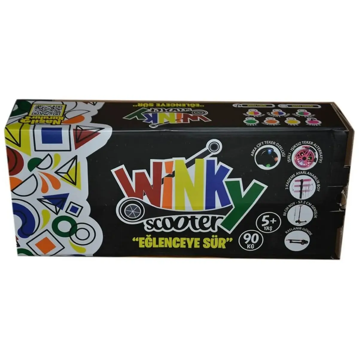 Winky Işıklı Scooter Kırmızı