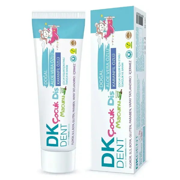 Dkdent Çocuk Diş Macunu Florürsüz Orman Meyveli 50 ml