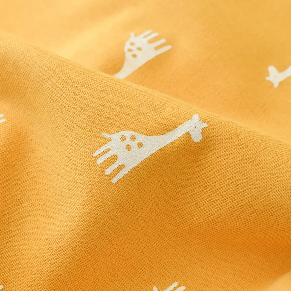 Bibaby Pijama Takımı Happy Graffe Hardal