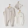 Andy Wawa Tulum Takımı 3lü Organik Newborn Baby Bej