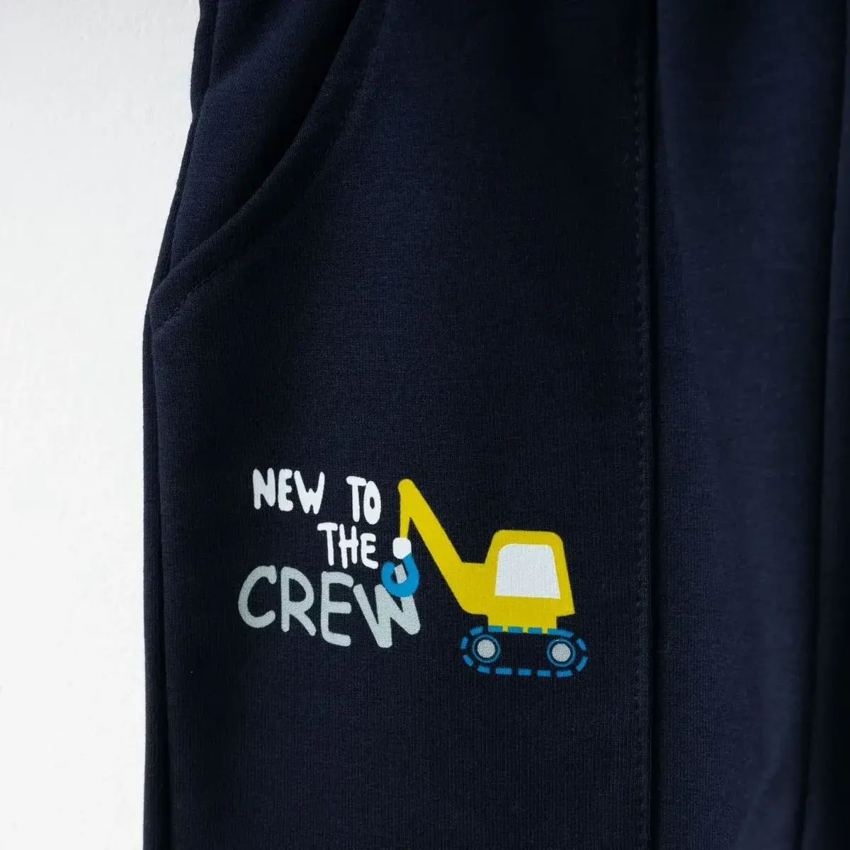 Winimo Çocuk Eşofman Altı New To Crew Baskılı Lacivert