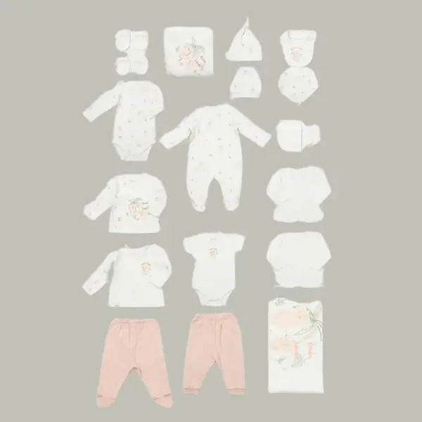 Bibaby Organik Hastane Çıkışı 20li Koala Jungle Pembe