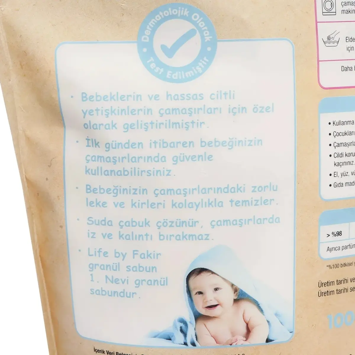 Life by Fakir Baby Doğal Granül Sabun 1000 gr