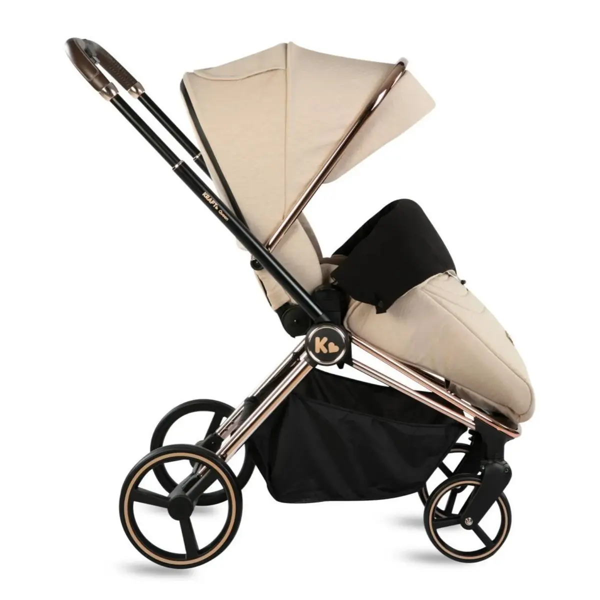 Kraft Quenn Travel Sistem Bebek Arabası Beige