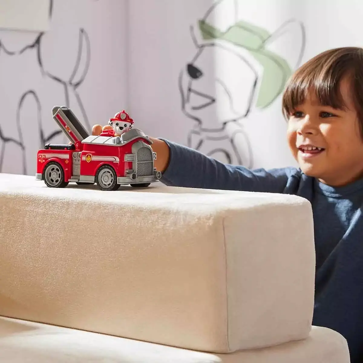 Paw Patrol Marshall ve İtfaiye Aracı