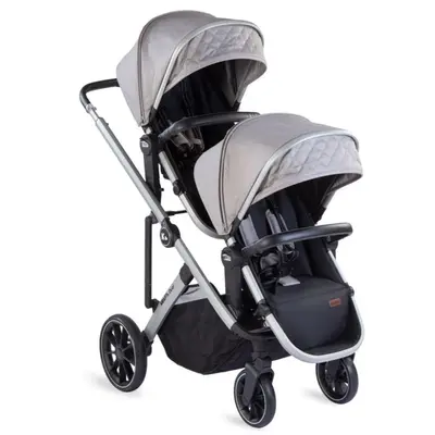 Kraft Dual İkiz Bebek Arabası Light Grey