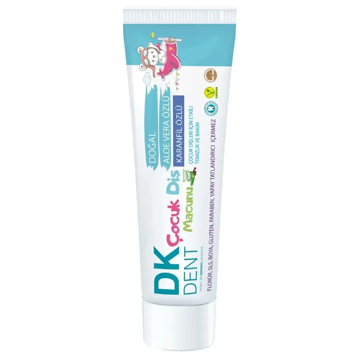 Dkdent Çocuk Diş Macunu Florürsüz Orman Meyveli 50 ml