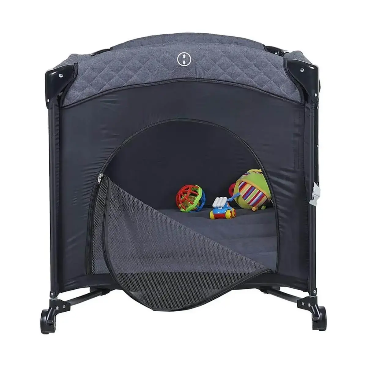 Prego 8040 Miami Premium Anne Yanı Oyun Parkı 70x120 cm Füme