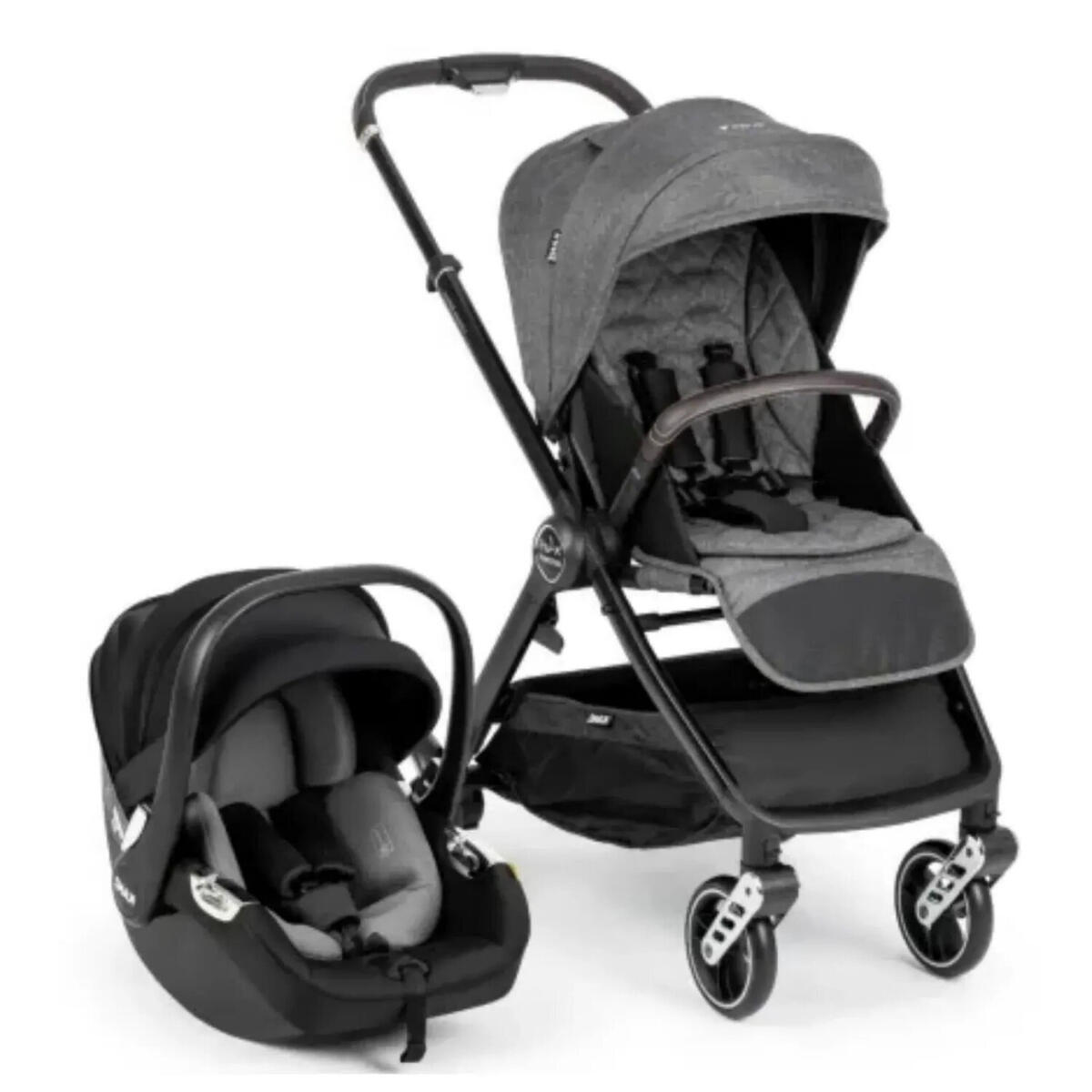 Kanz X-Go Ultimate Travel Sistem Bebek Arabası Silver Gri