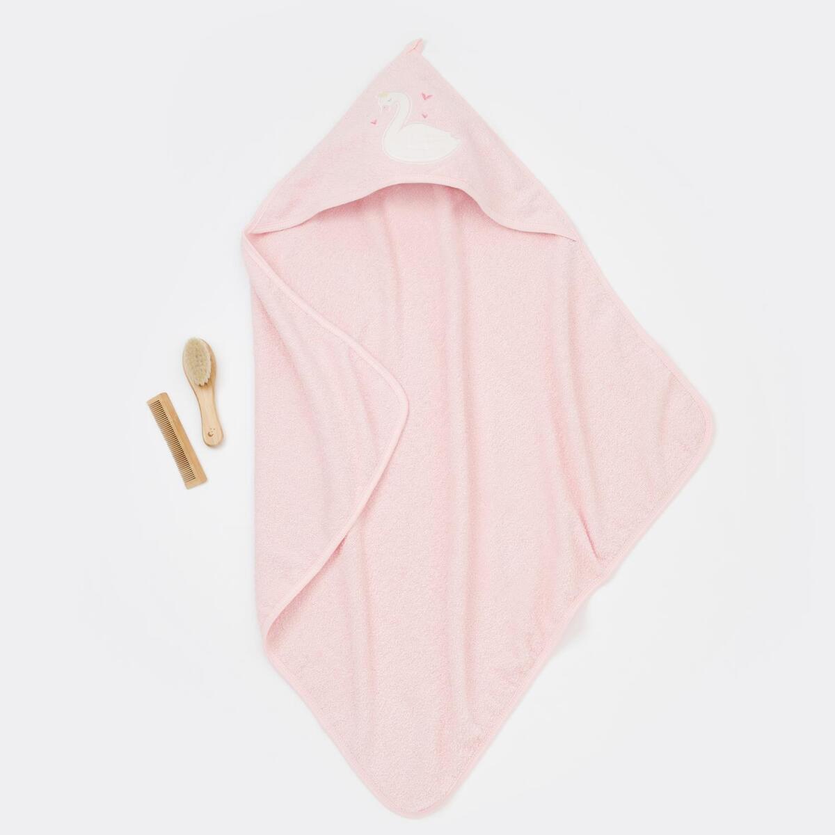 Bibaby Havlu Swan Pembe