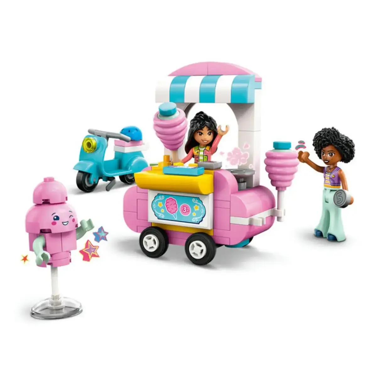 LEGO Friends Pamuk Şeker Standı ve Scooter 42643 