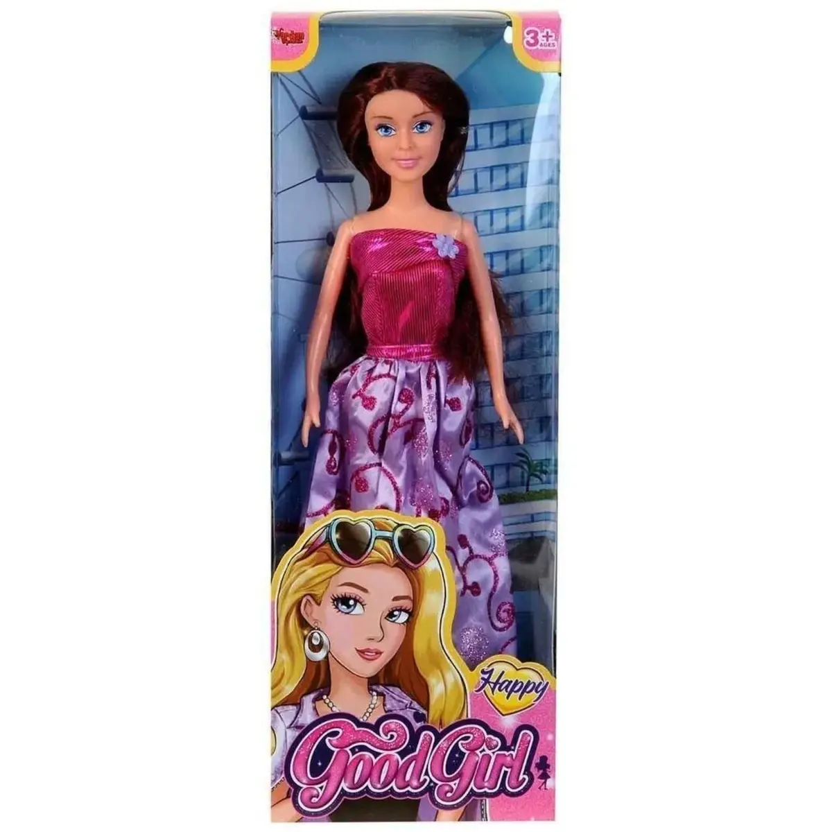 Vardem Kutulu Renkli Kıyafetli Manken Bebek 29 cm