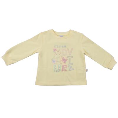 Mini Damla Sweatshirt Adventure Sarı