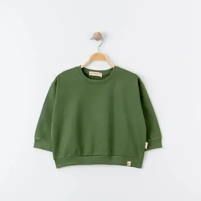 Tiffany Sweatshirt Oversize Theme Haki