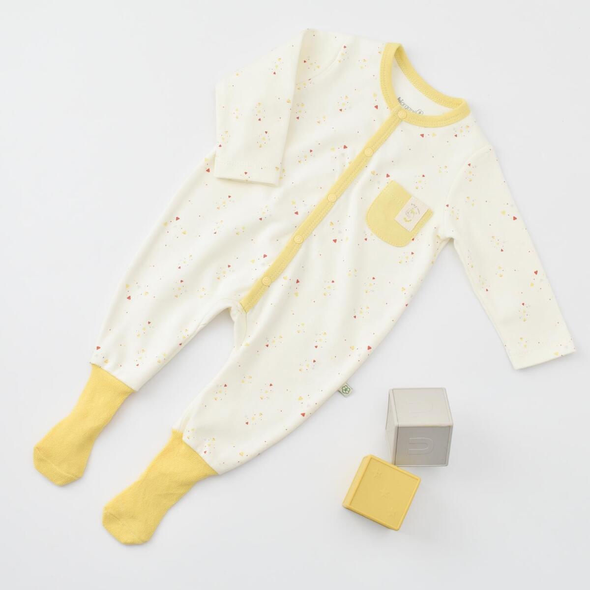 Bibaby Organik Tulum Çoraptolon Baby Racoon Vanilla Ice