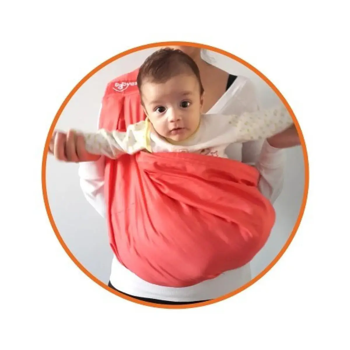 Babyes Sling Yan Taşıma Krem