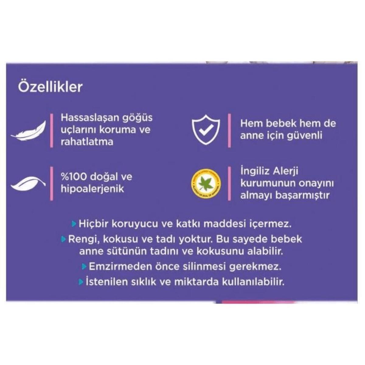 Lansinoh Lanolin Göğüs Ucu Kremi 40 ml x 3 Adet
