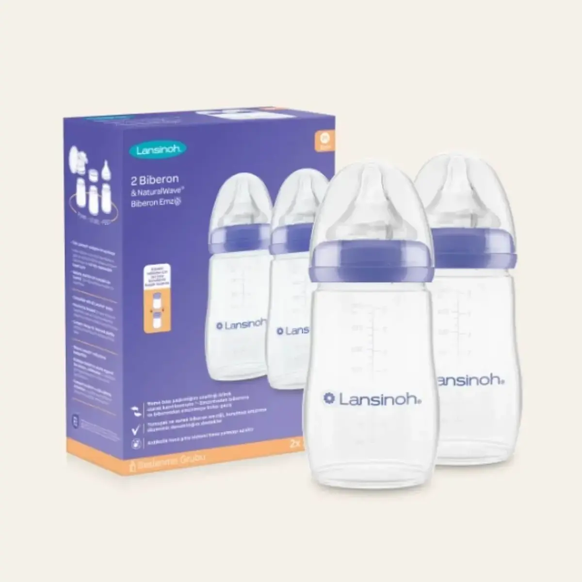 Lansinoh PP Biberon Seti 240 ml x 2