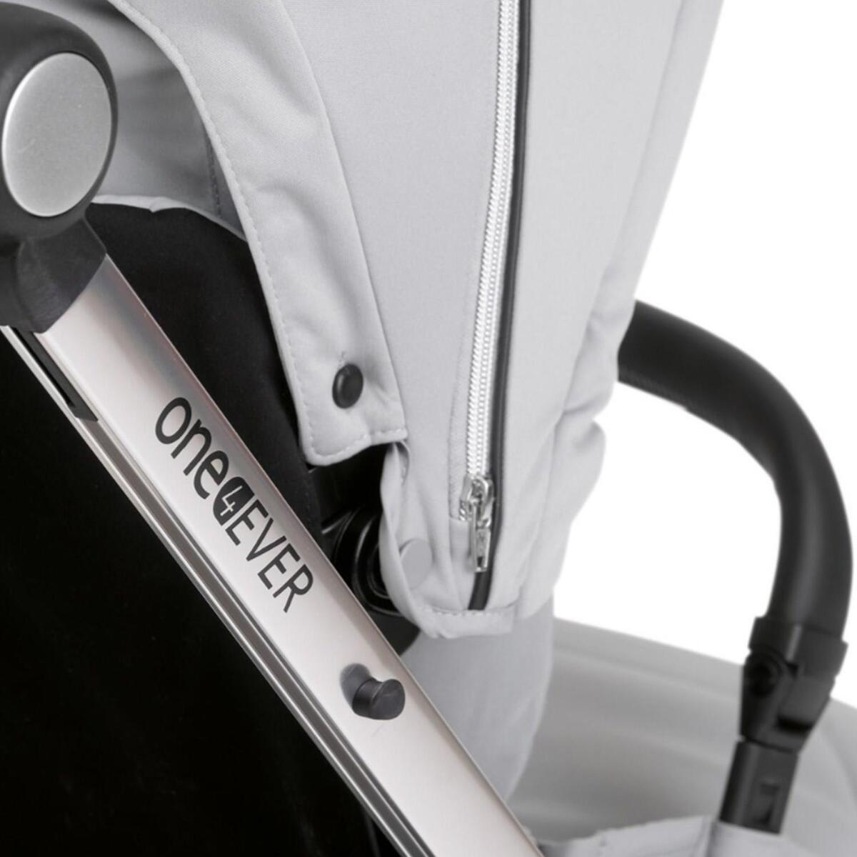 Chicco One4Ever Bebek Arabası Silver Leaf