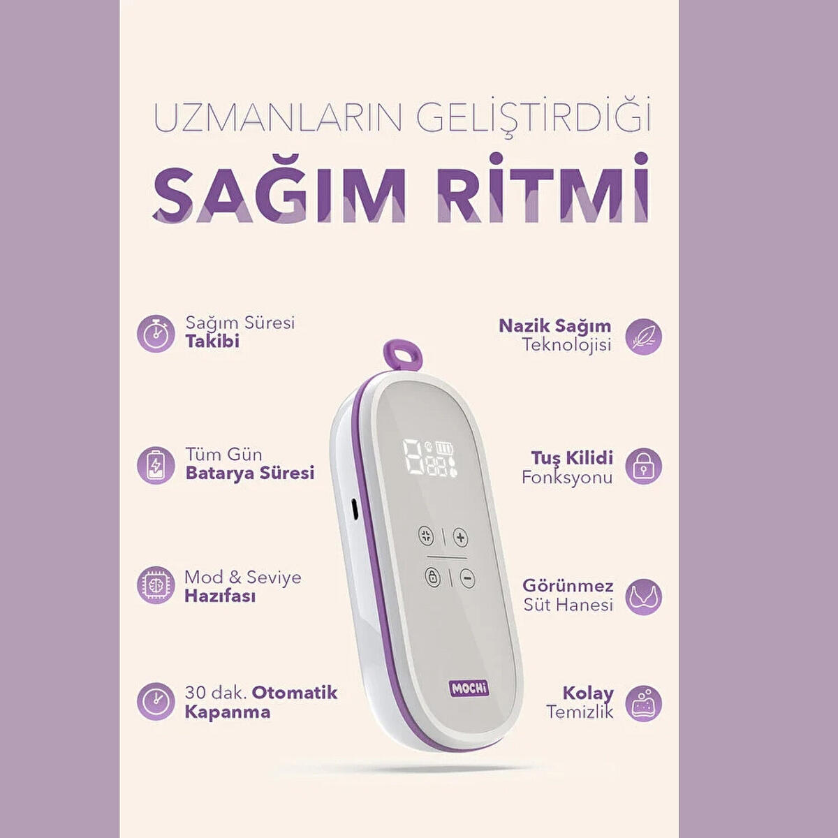 Mochi Momentum Duo Elle Serbest Göğüs Pompası