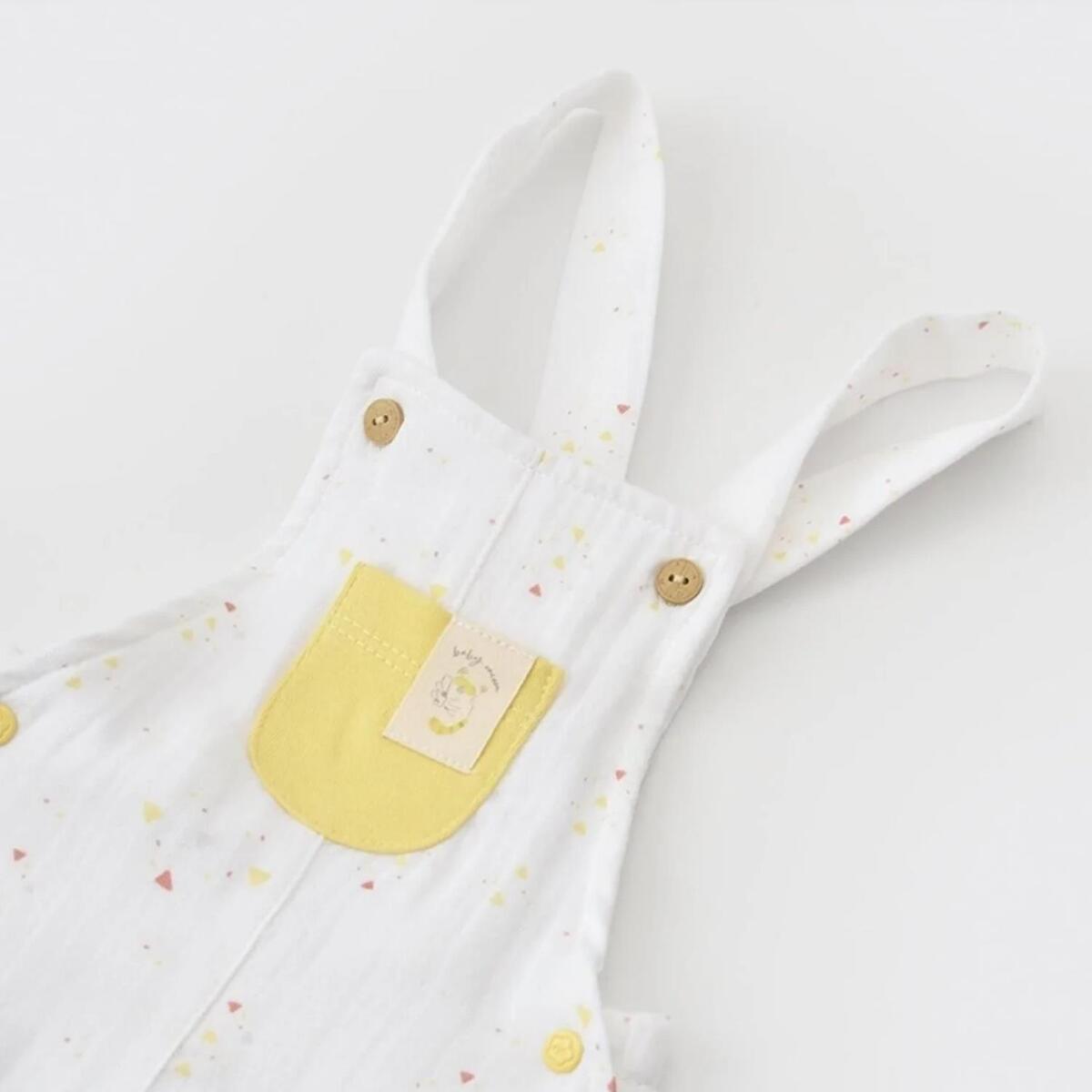 Bibaby Organik Salopet Tulum Baby Racoon Lemon Gross Vanilla Ice