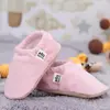 Ella Bonna Patik Organik Pamuk Kaydırmaz Taban Pembe