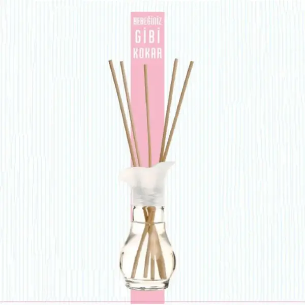 Baby Mall Bambu Çubuklu Oda Parfümü 50ml Pembe 
